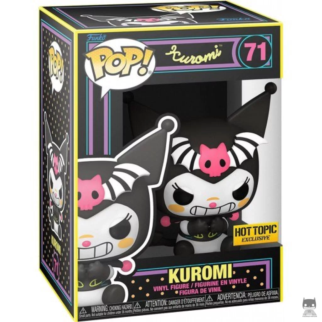 Figurine Funko POP Kuromi (Blacklight) avec boîte