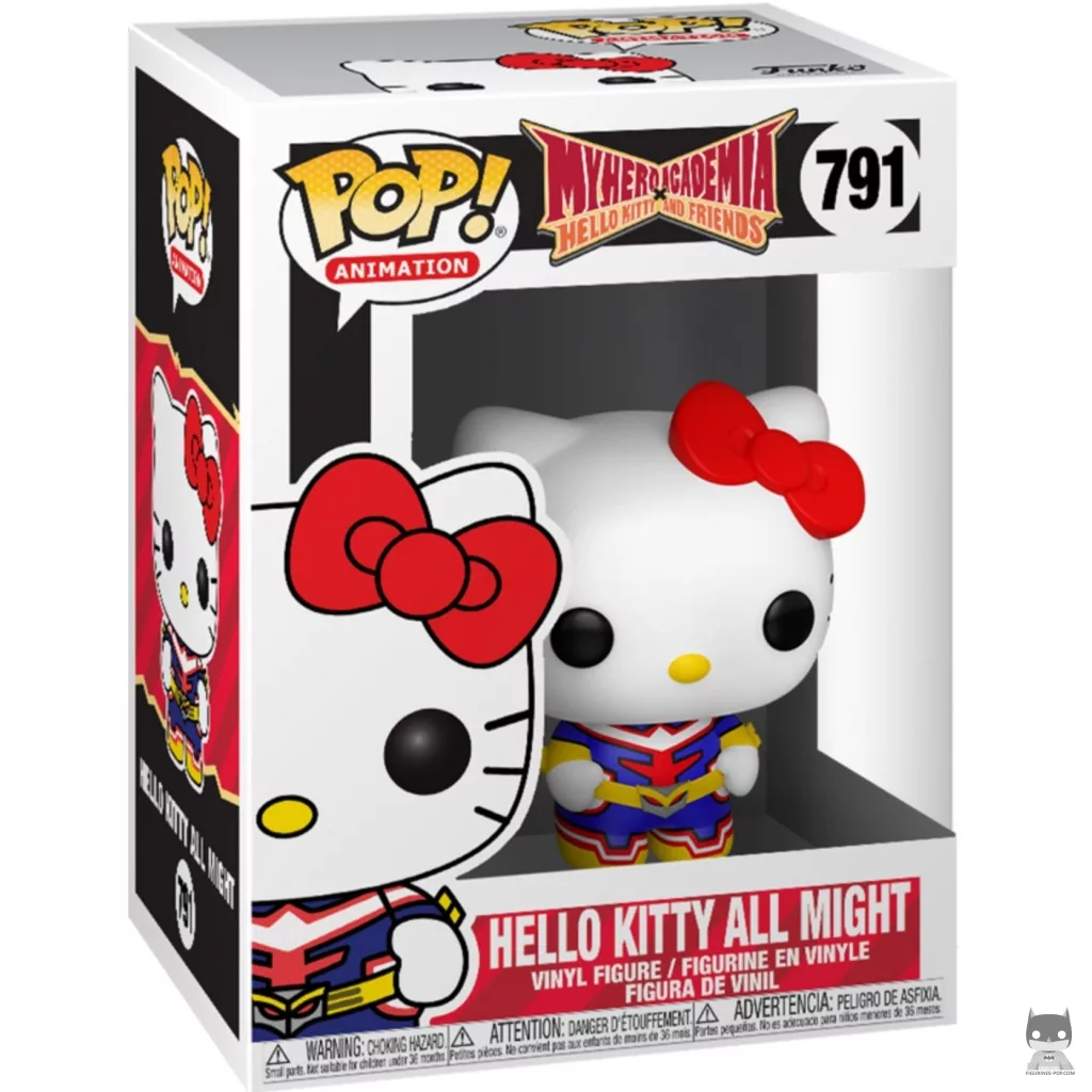 Figurine Funko POP Hello Kitty All Might avec boîte