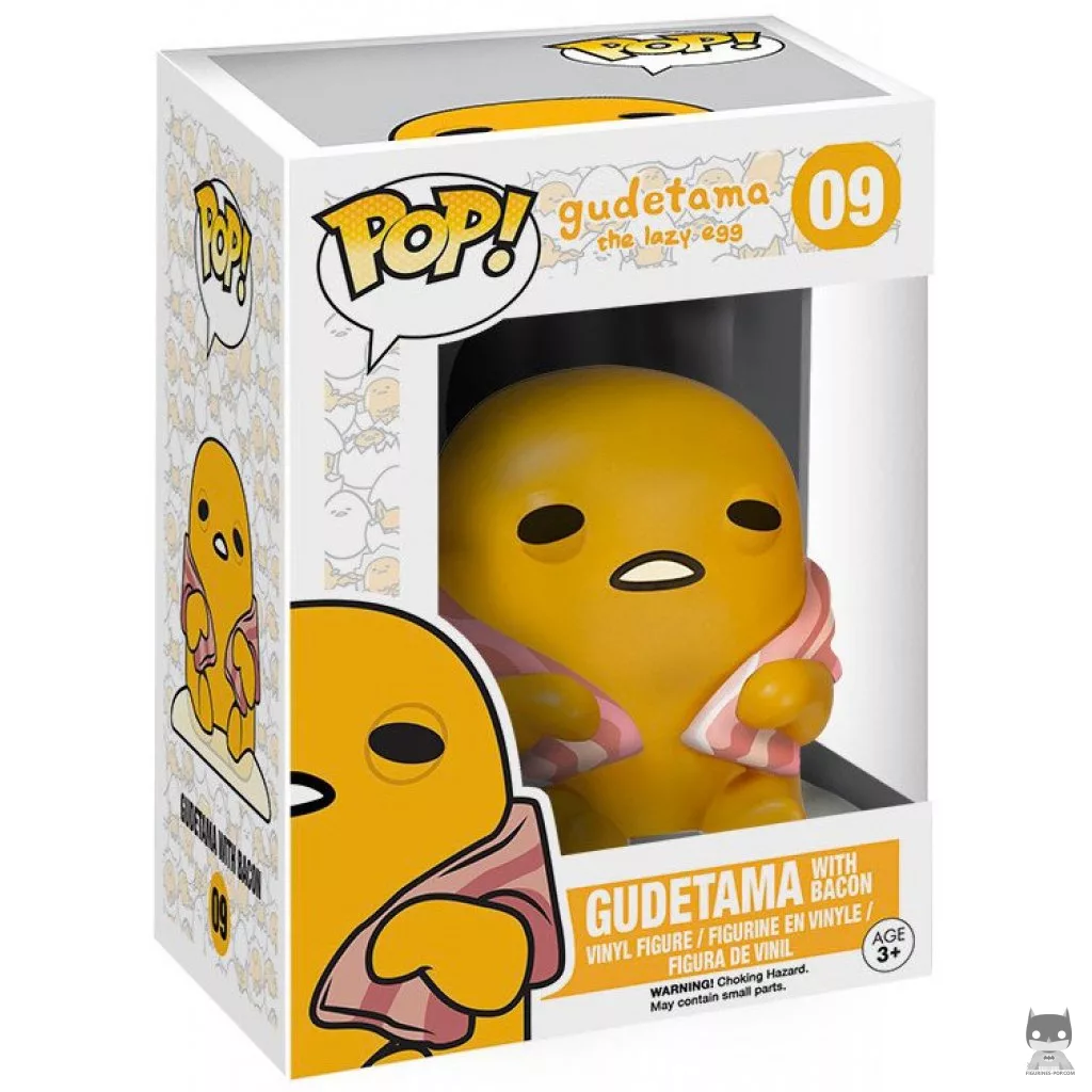 Figurine Funko POP Gudetama avec Bacon avec boîte