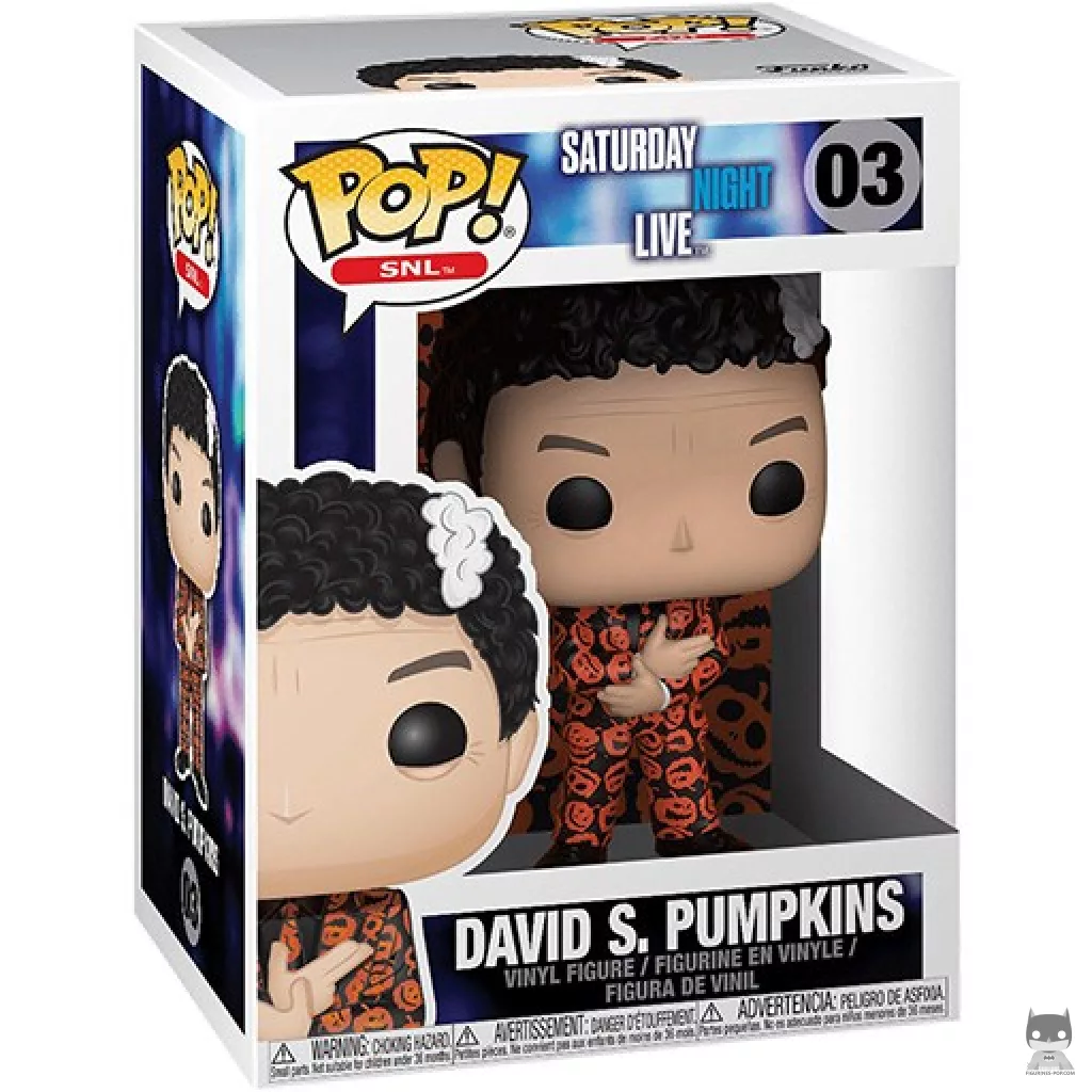 Figurine Funko POP David S. Pumpkins avec boîte