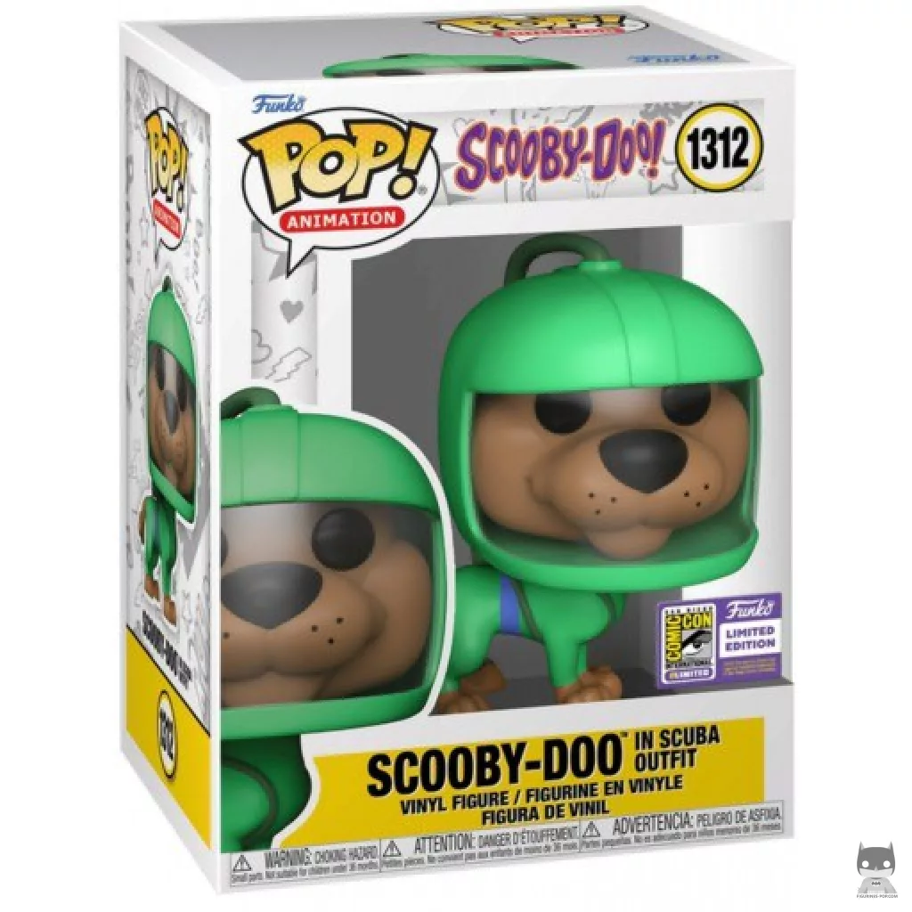 Figurine Funko POP Scooby-Doo en Tenue de Plongée avec boîte