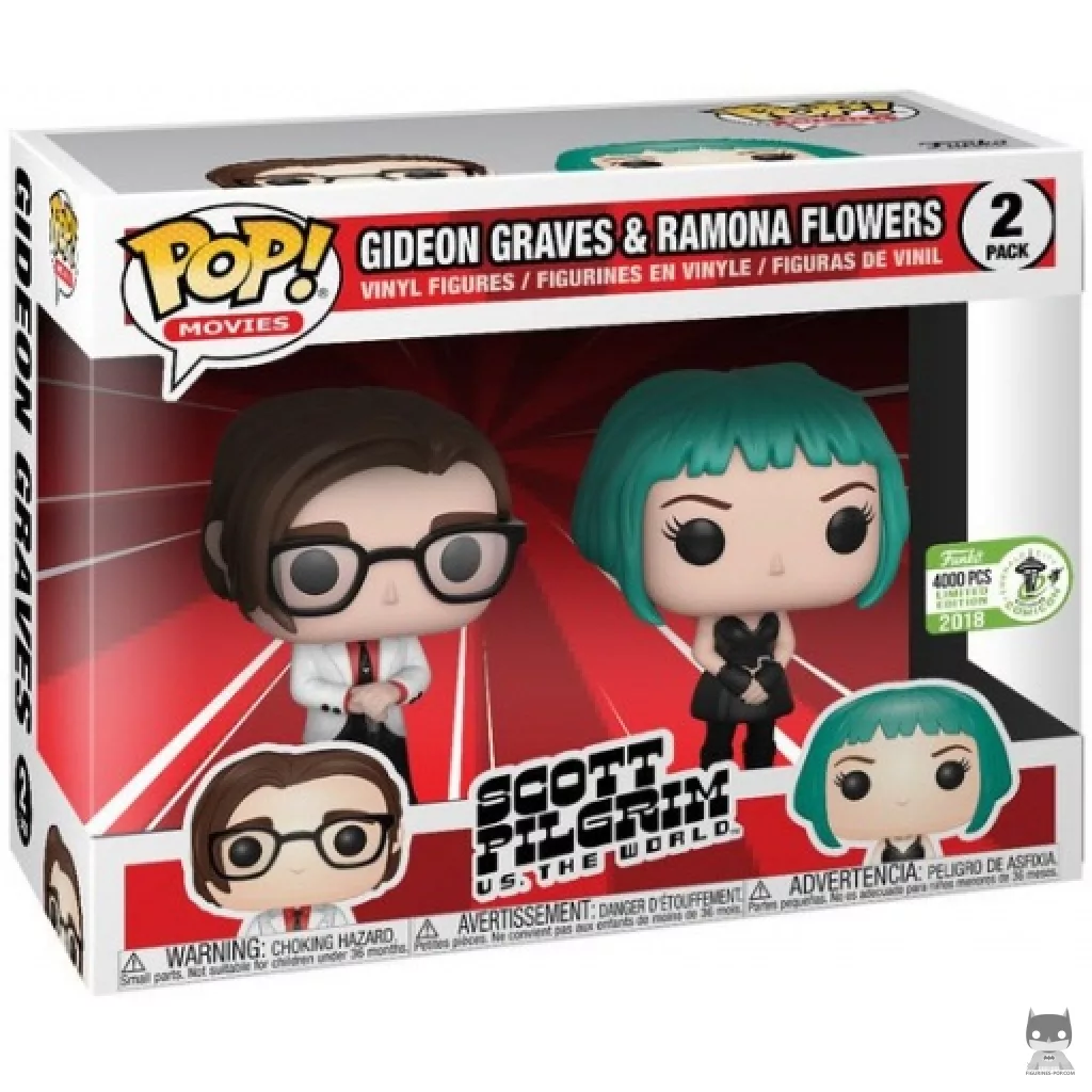 Figurine Funko POP Gideon Graves & Ramona Flowers avec boîte