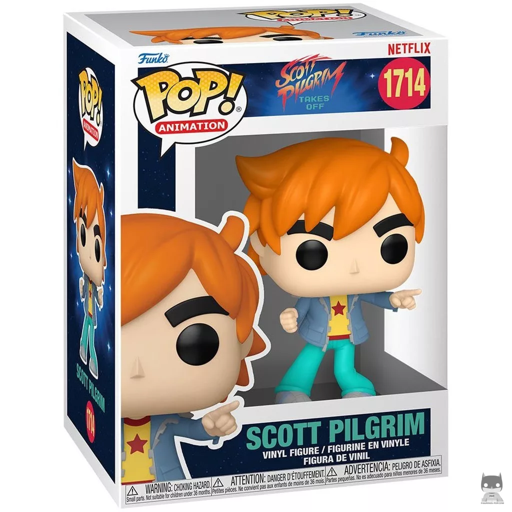 Figurine Funko POP Scott Pilgrim avec boîte