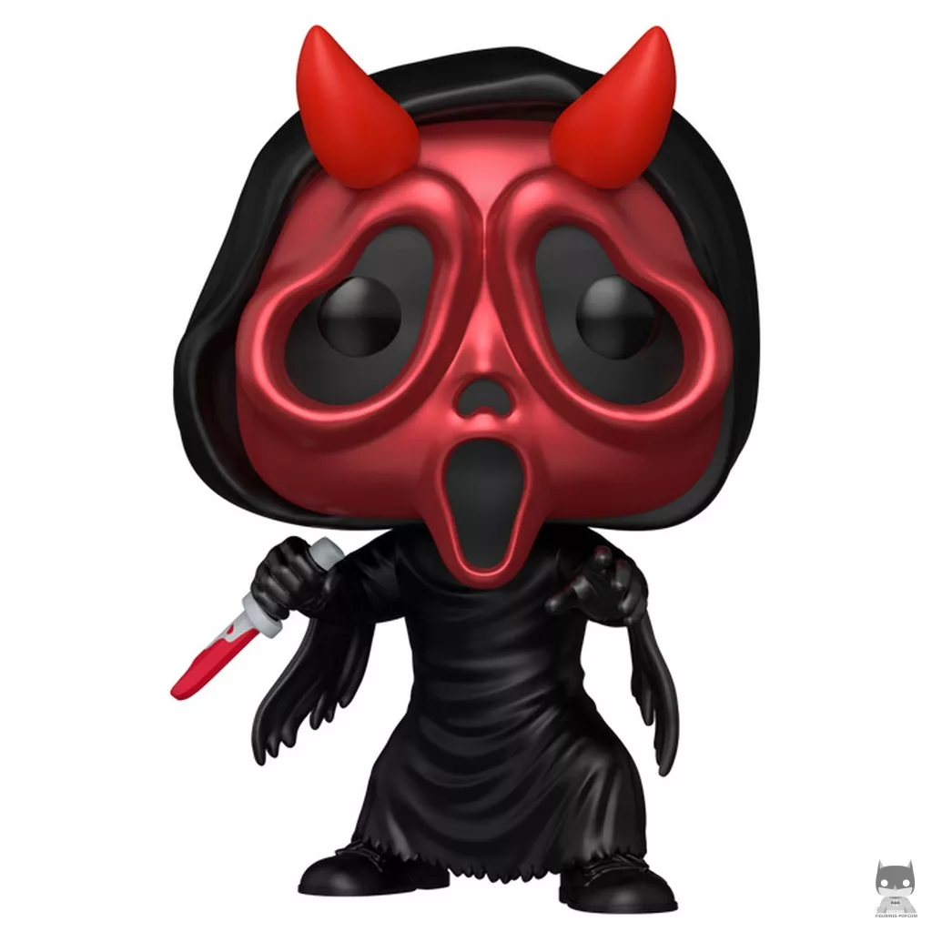 Figurine Funko POP Ghost Face visage de diable (Chrome) (Scream)