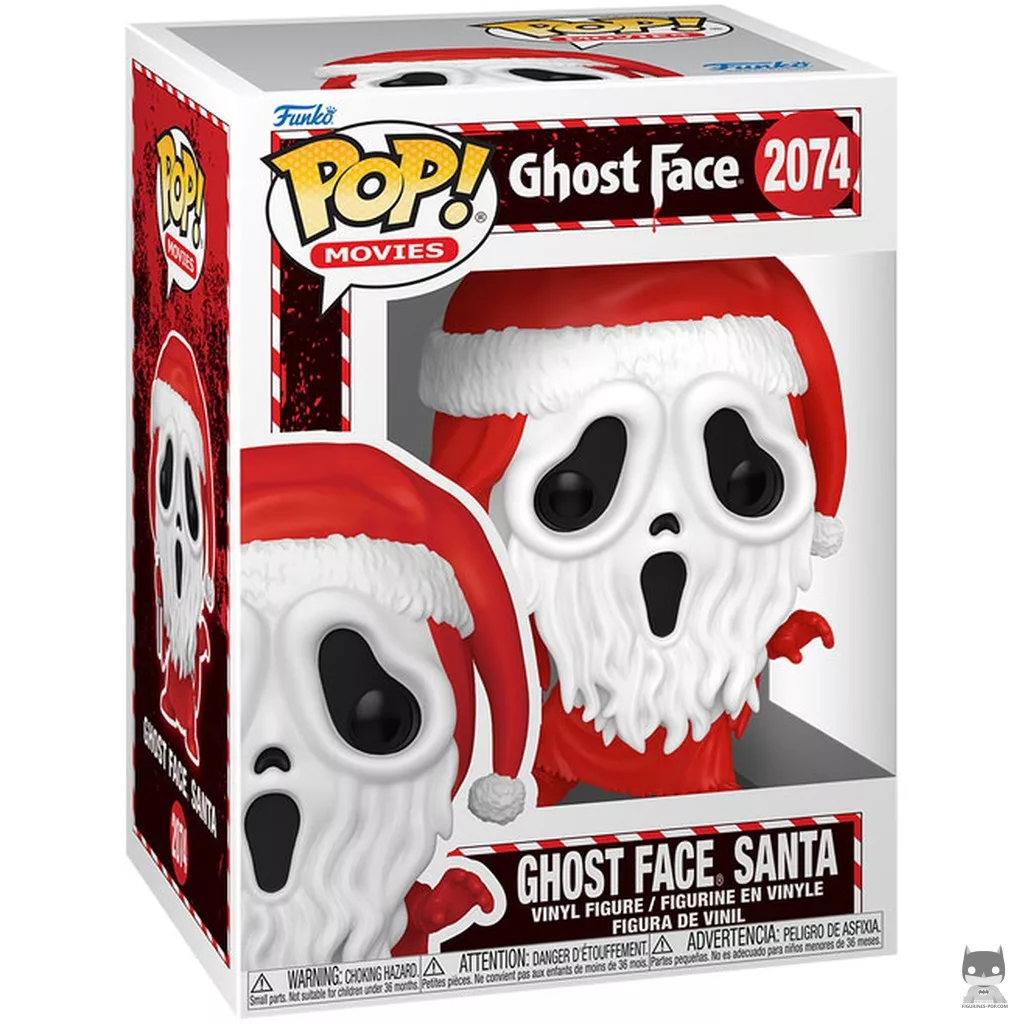 Figurine Funko POP Ghost Face Père Noël avec boîte