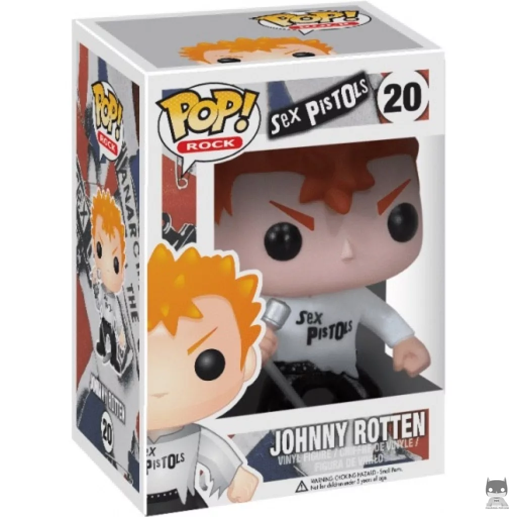Figurine Funko POP Johnny Rotten avec boîte