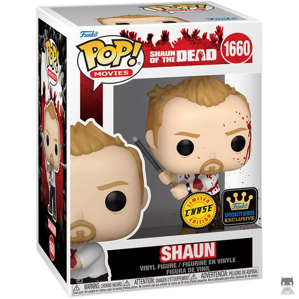 Figurine Funko POP Shaun (Chase & Bloody) avec boîte