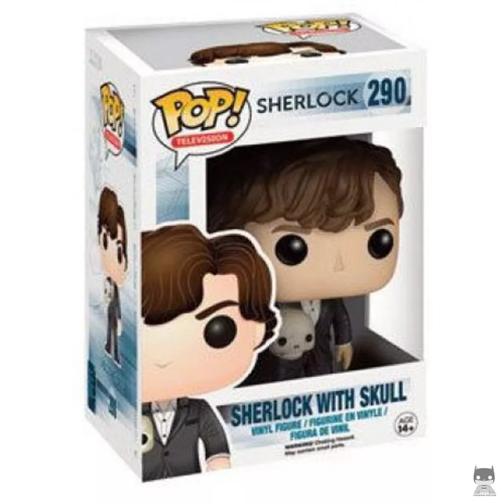 Figurine Funko POP Sherlock Holmes (avec Tête de mort) avec boîte