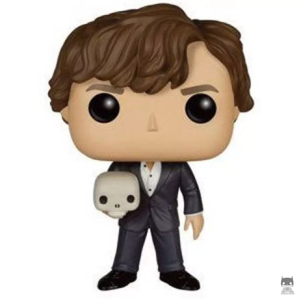 Figurine Funko POP Sherlock Holmes (avec Tête de mort) (Sherlock)