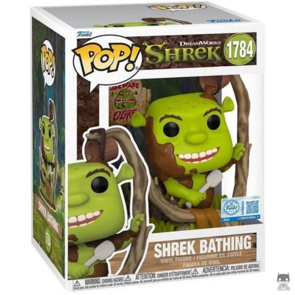 Figurine Funko POP Shrek prend un Bain avec boîte