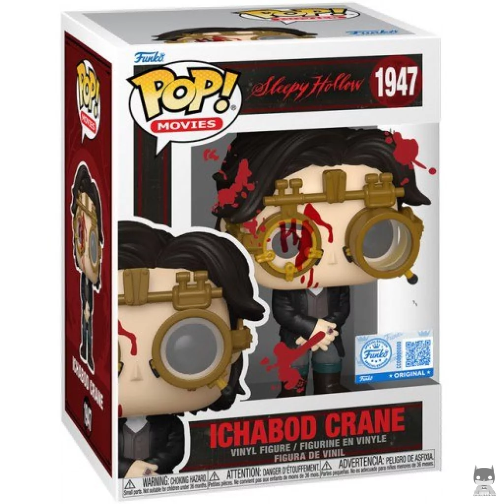 Figurine Funko POP Ichabod Crane (Bloody) avec boîte