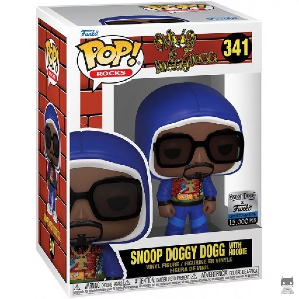 Figurine Funko POP Snoop Doggy Dogg avec Sweat à Capuche avec boîte
