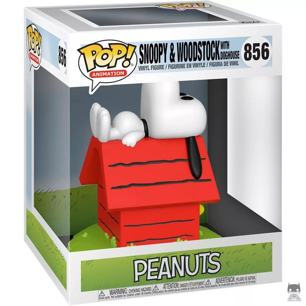 Figurine Funko POP Snoopy & Woodstock avec Niche avec boîte