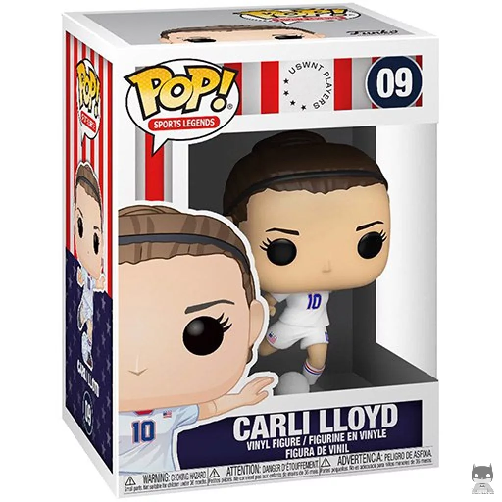 Figurine Funko POP Carli Lloyd avec boîte