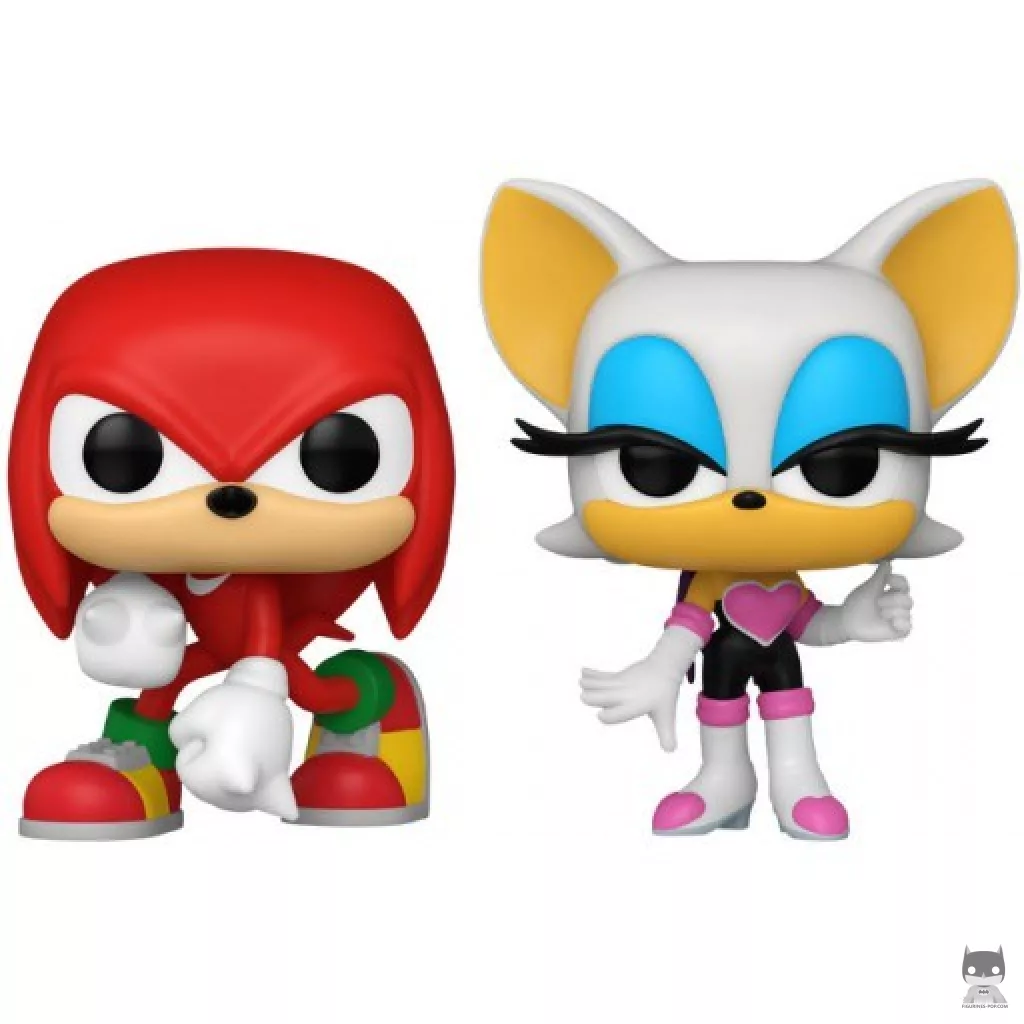 Figurine Funko POP Knuckles & Rouge (Sonic le Hérisson)