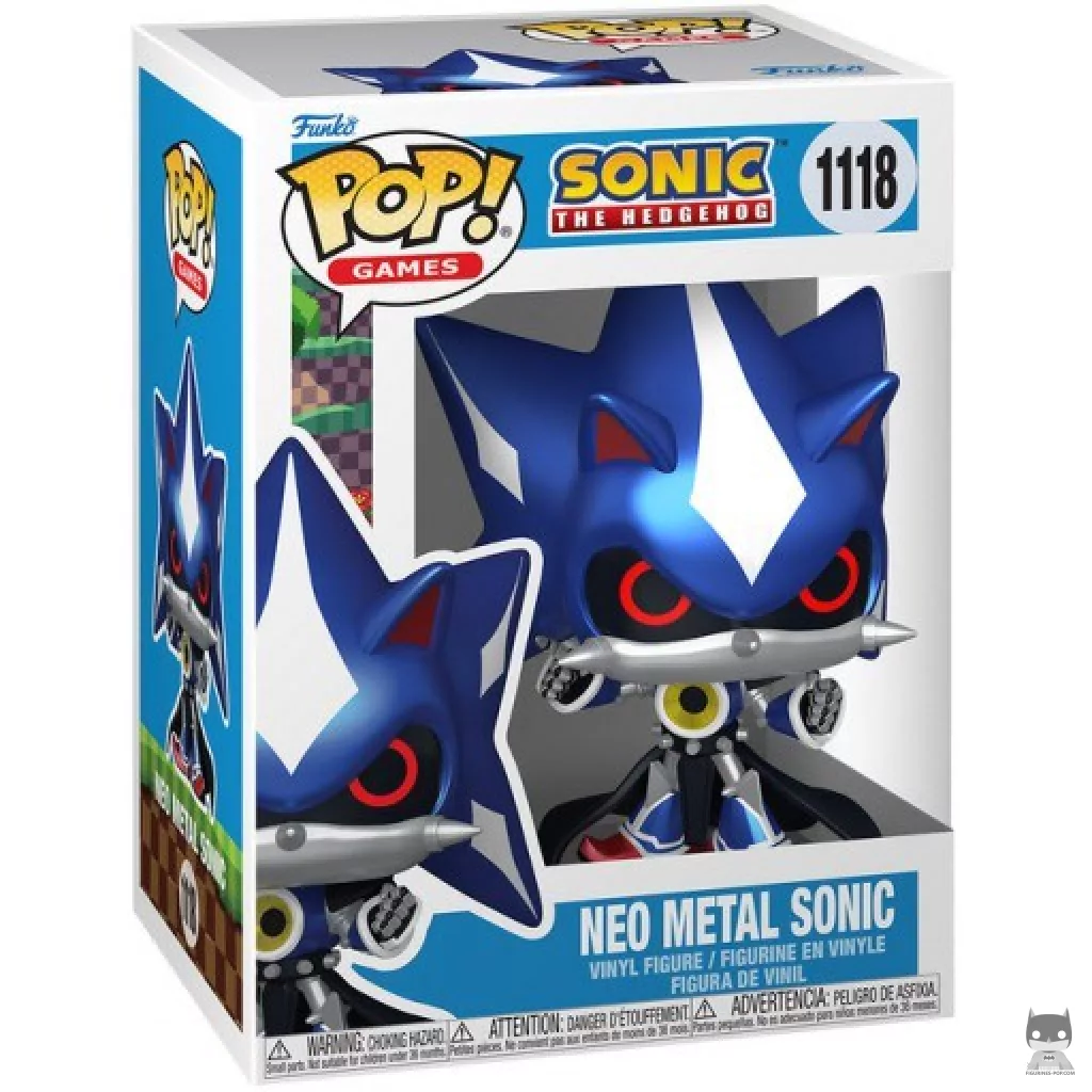 Figurine Funko POP Neo Metal Sonic avec boîte