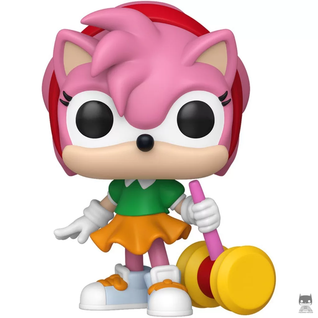 Figurine Funko POP Amy Rose avec Piko Hammer (Sonic le Hérisson)