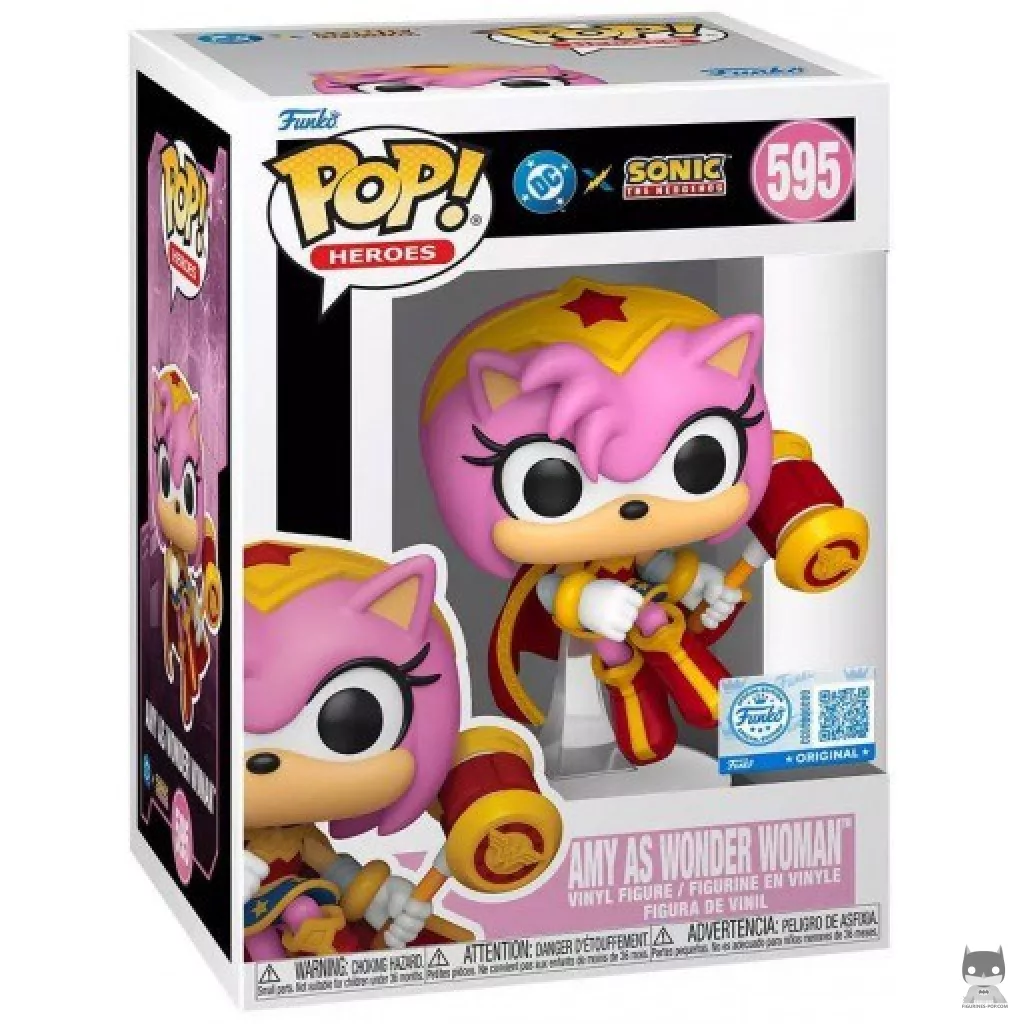 Figurine Funko POP Amy en Wonder Woman avec boîte
