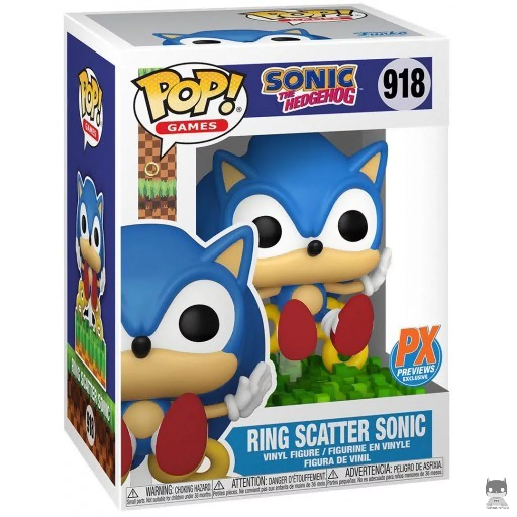 Figurine Funko POP Sonic Anneaux avec boîte