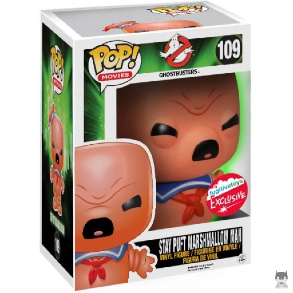 Figurine Funko POP Bibendum Chamallow (Rose) (Glow in the Dark & Supersized) avec boîte