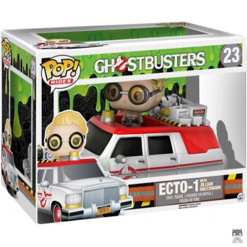 Figurine Funko POP Ecto-1 avec Dr. Jillian Holtzmann avec boîte