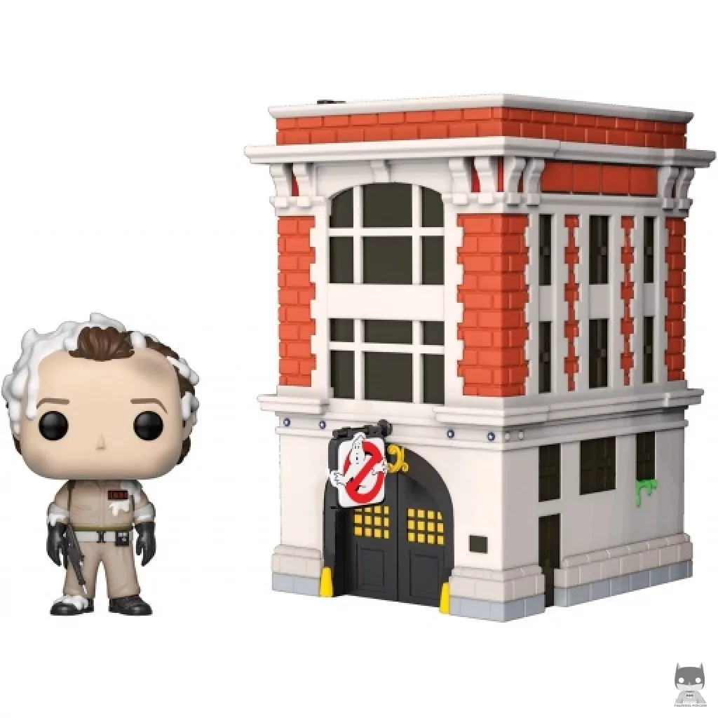 Figurine Funko POP Dr. Peter Venkman avec Caserne de Pompiers (SOS Fantômes)