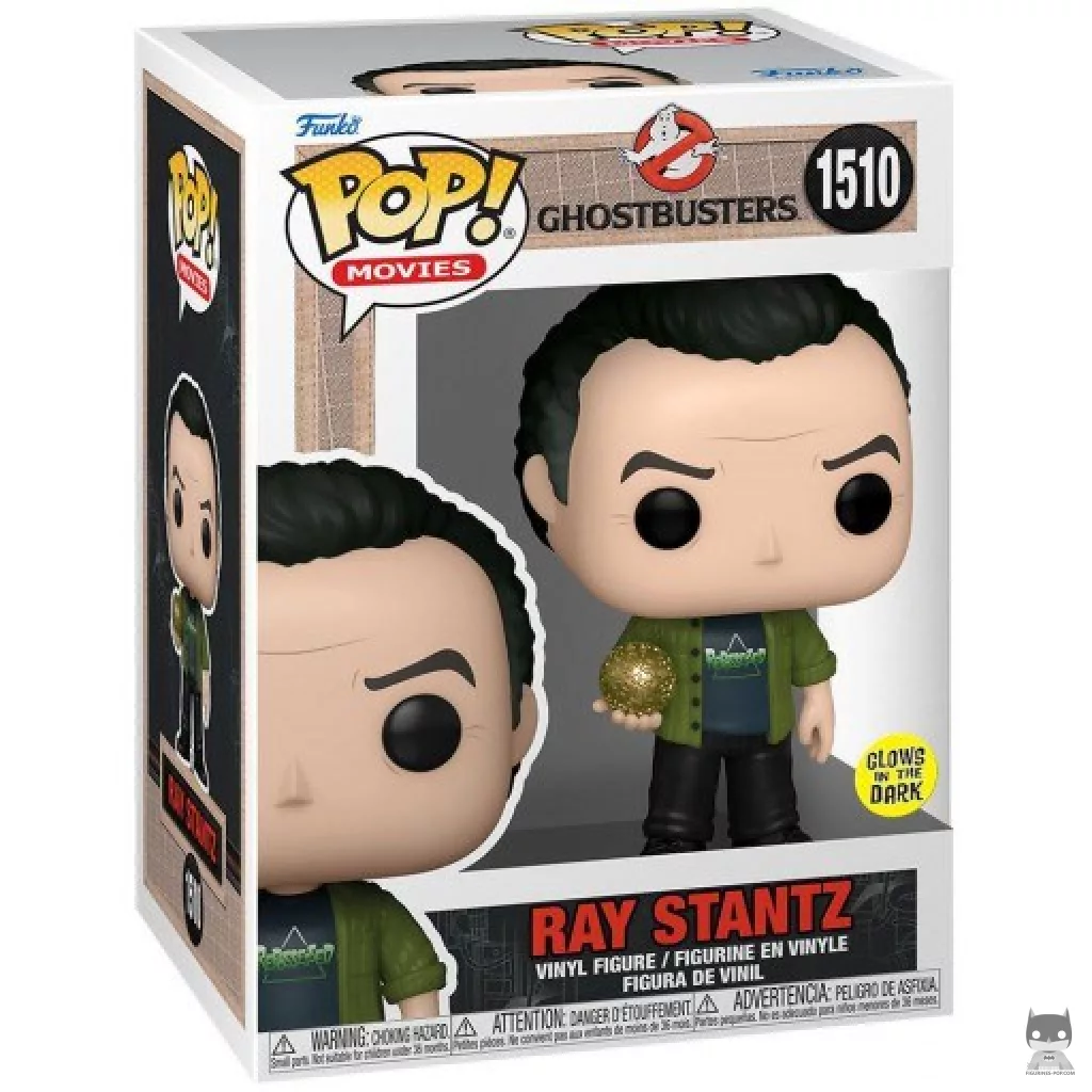 Figurine Funko POP Ray Stantz (Glow in the Dark) avec boîte
