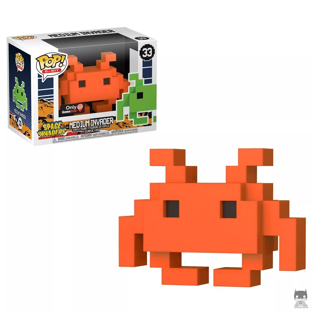 Figurine Funko POP Medium Invader (Orange) avec boîte