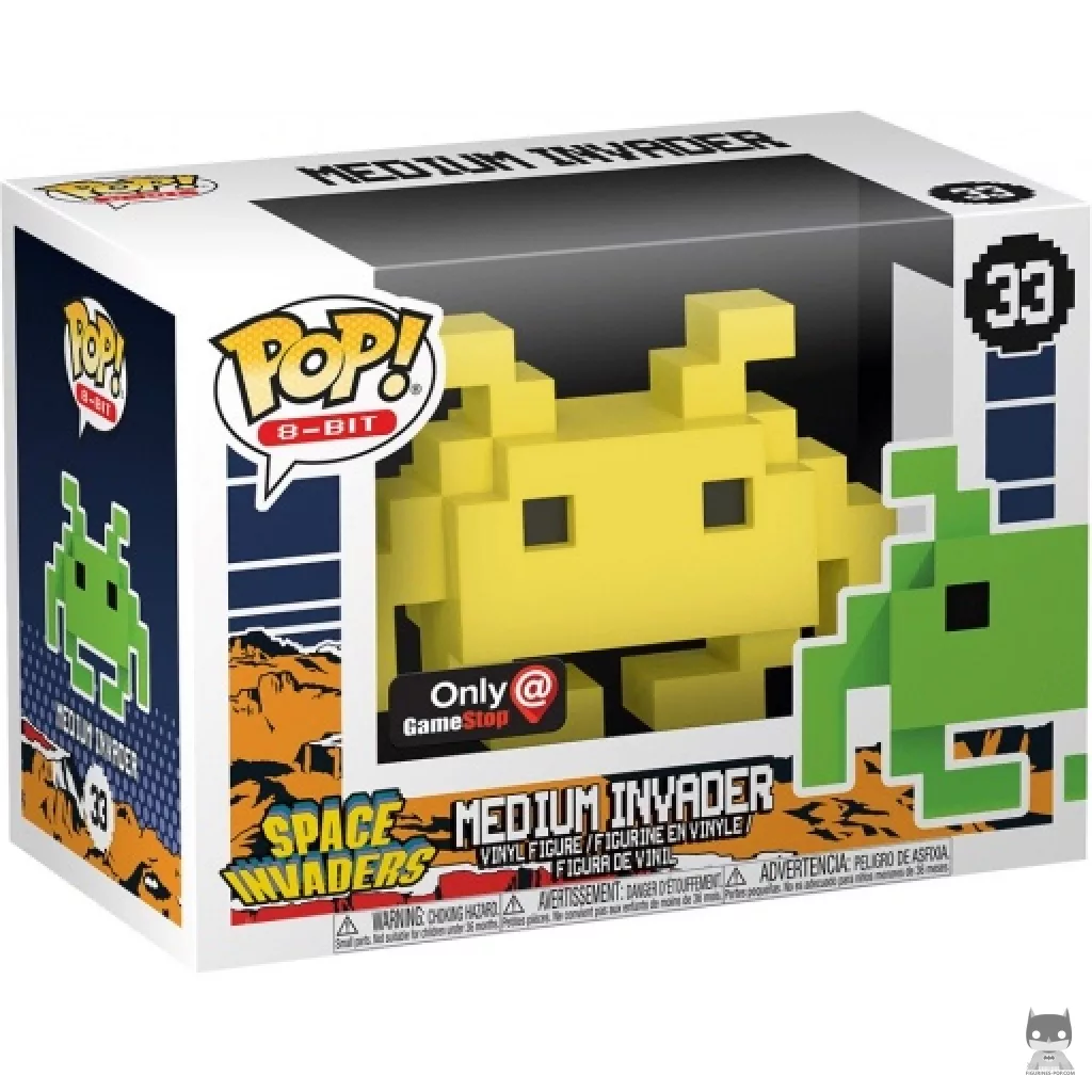 Figurine Funko POP Medium Invader (Orange) avec boîte