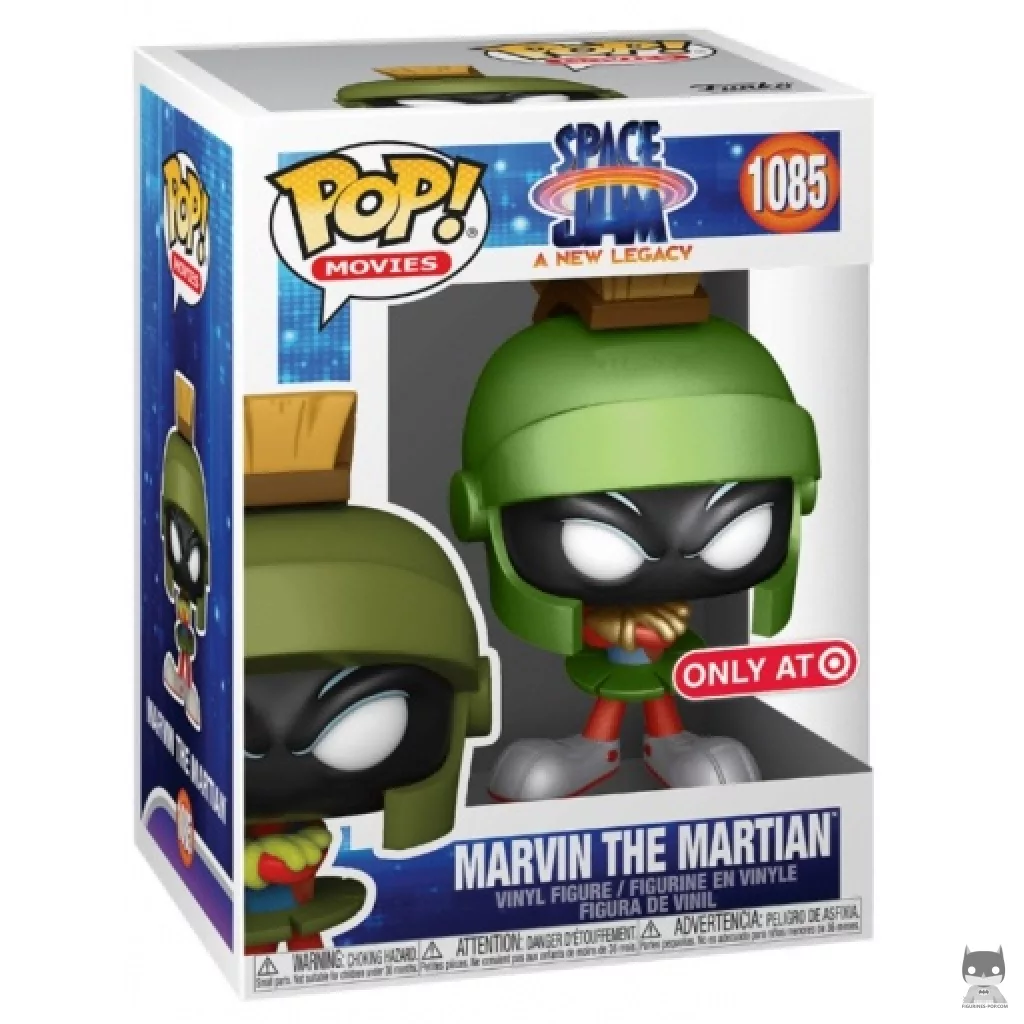 Figurine Funko POP Marvin le Martien (Metallic) avec boîte