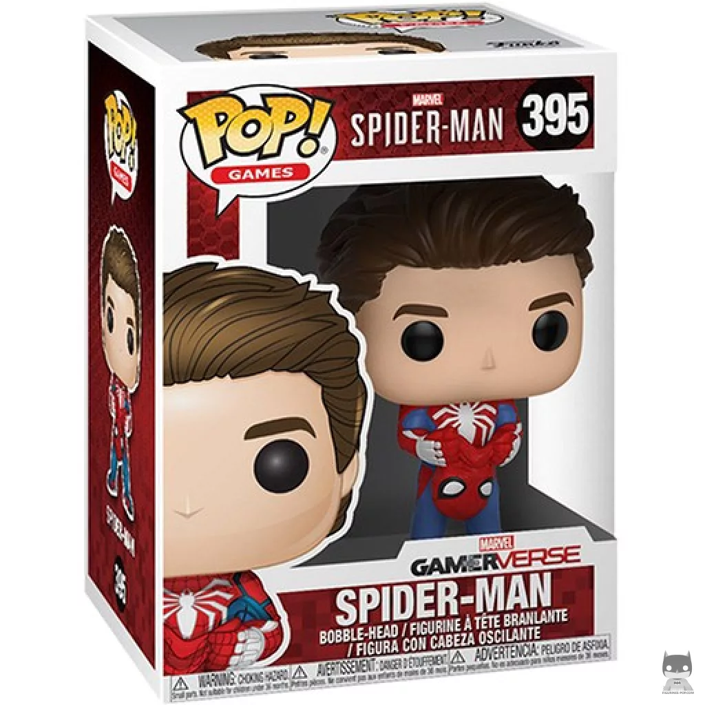 Figurine Funko POP Spider-Man (Araignée Blanche Sans Masque) avec boîte