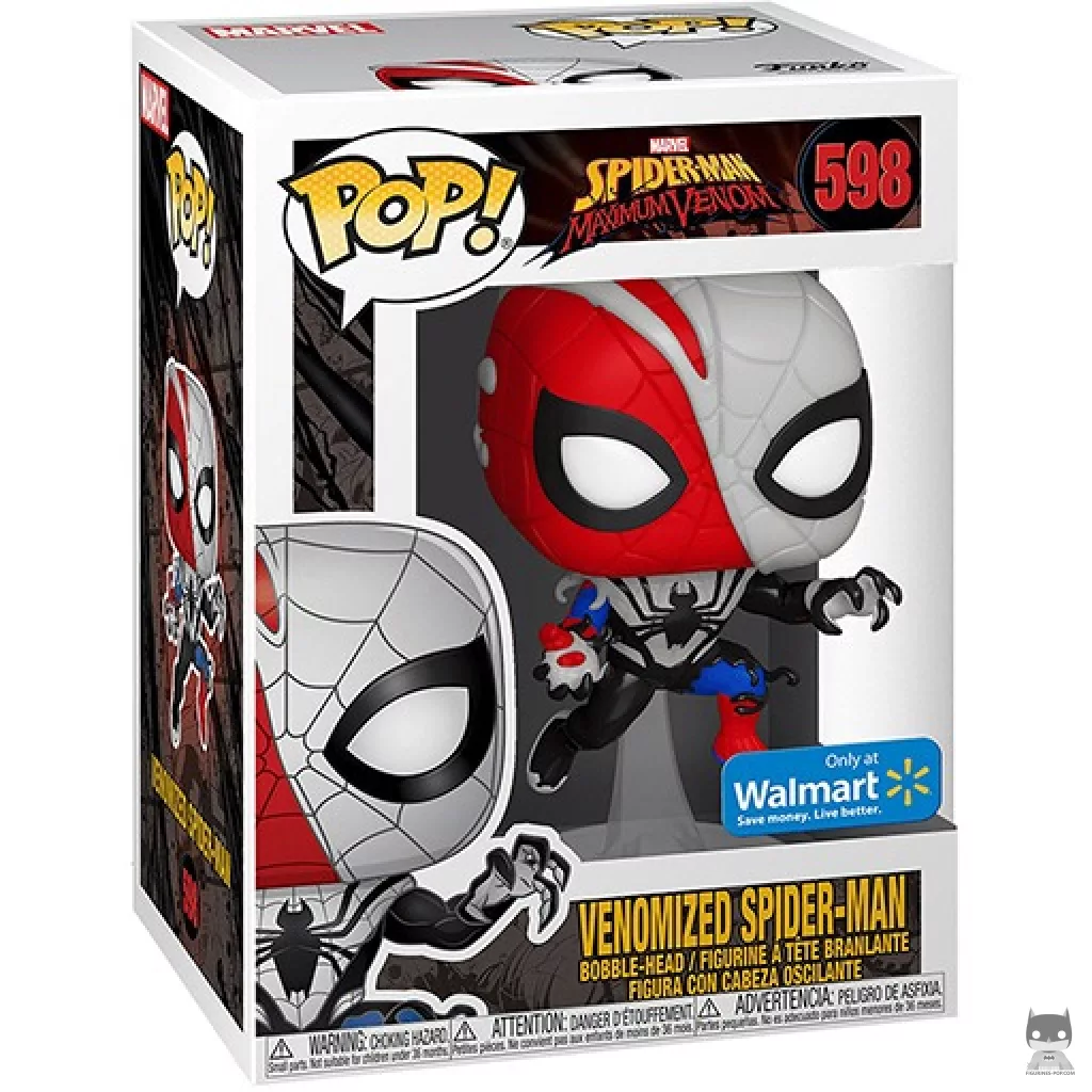 Figurine Funko POP Spider-Man Venom avec boîte