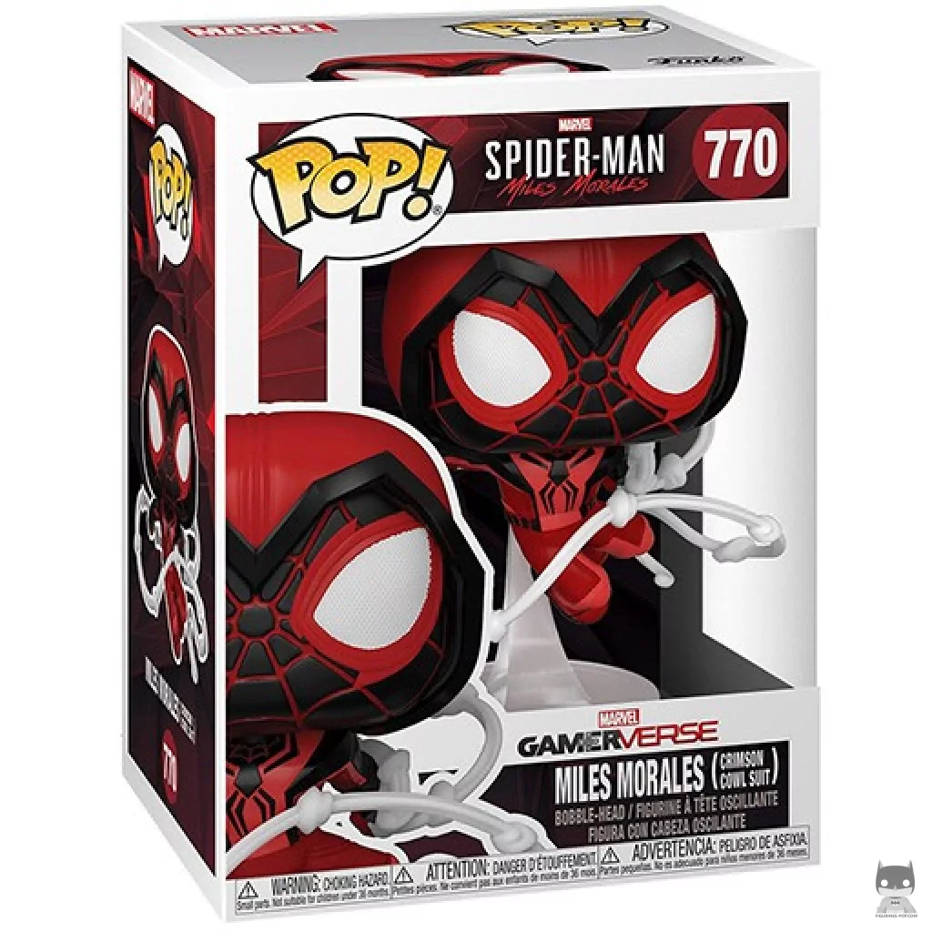 Figurine Funko POP Miles Morales (Costume à Capuche) avec boîte