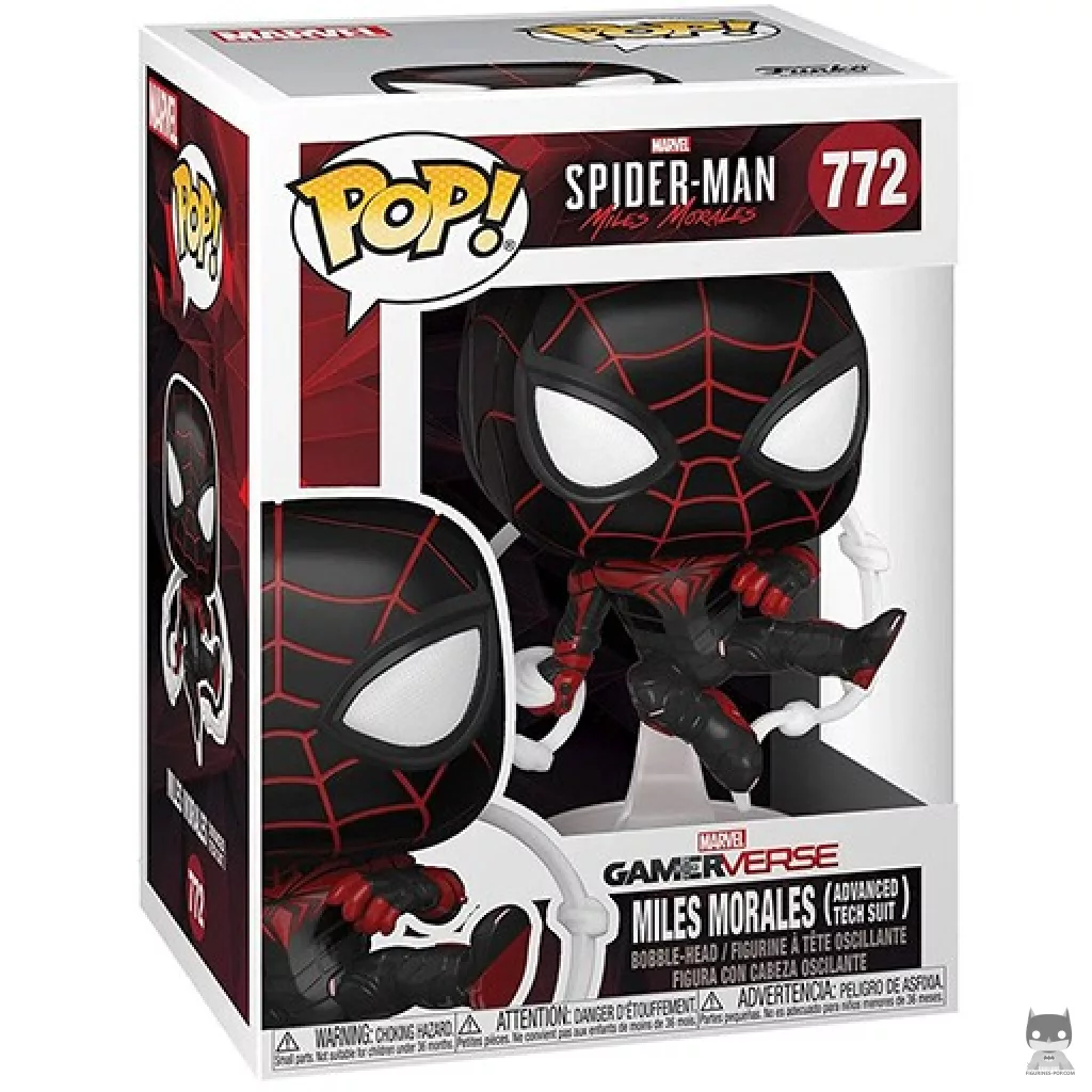Figurine Funko POP Miles Morales (Costume High-Tech) avec boîte