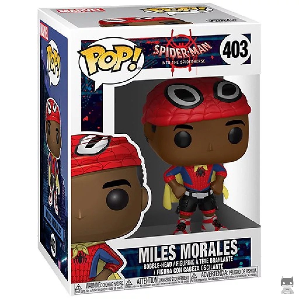 Figurine Funko POP Miles Morales (Cape) avec boîte