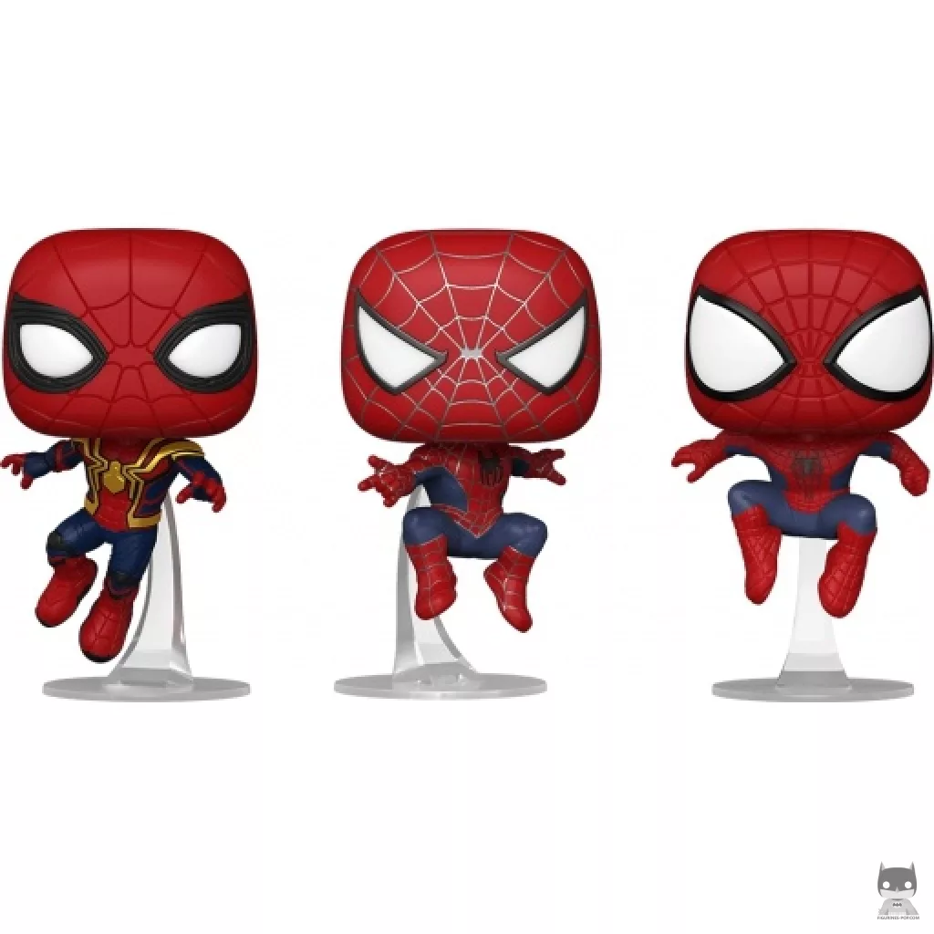 Figurine Funko POP Spider-Man (Tom Holland & Andrew Garfield & Tobey Maguire) (Spider-Man : No way Home)