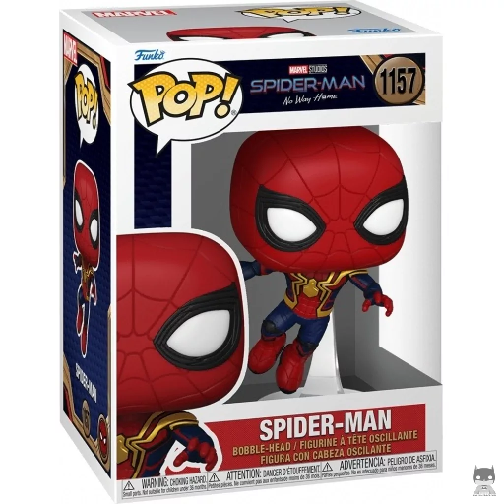 Figurine Funko POP Spider-Man (Tom Holland) avec boîte