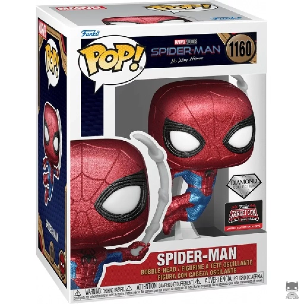 Figurine Funko POP Spider-Man Costume de Fin (Diamond Collection) avec boîte