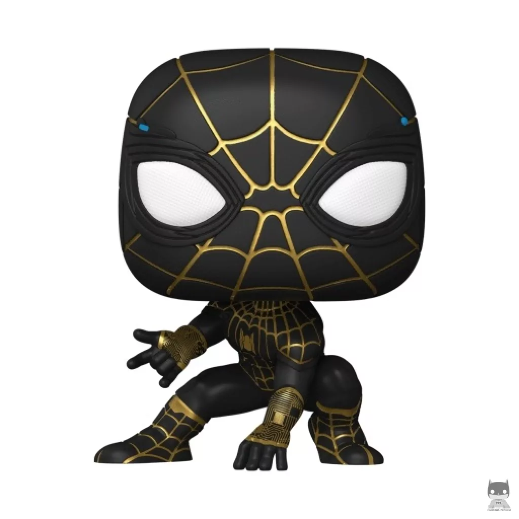 Figurine Funko POP Spider-Man Costume Noir & Or (Supersized) (Spider-Man : No way Home)