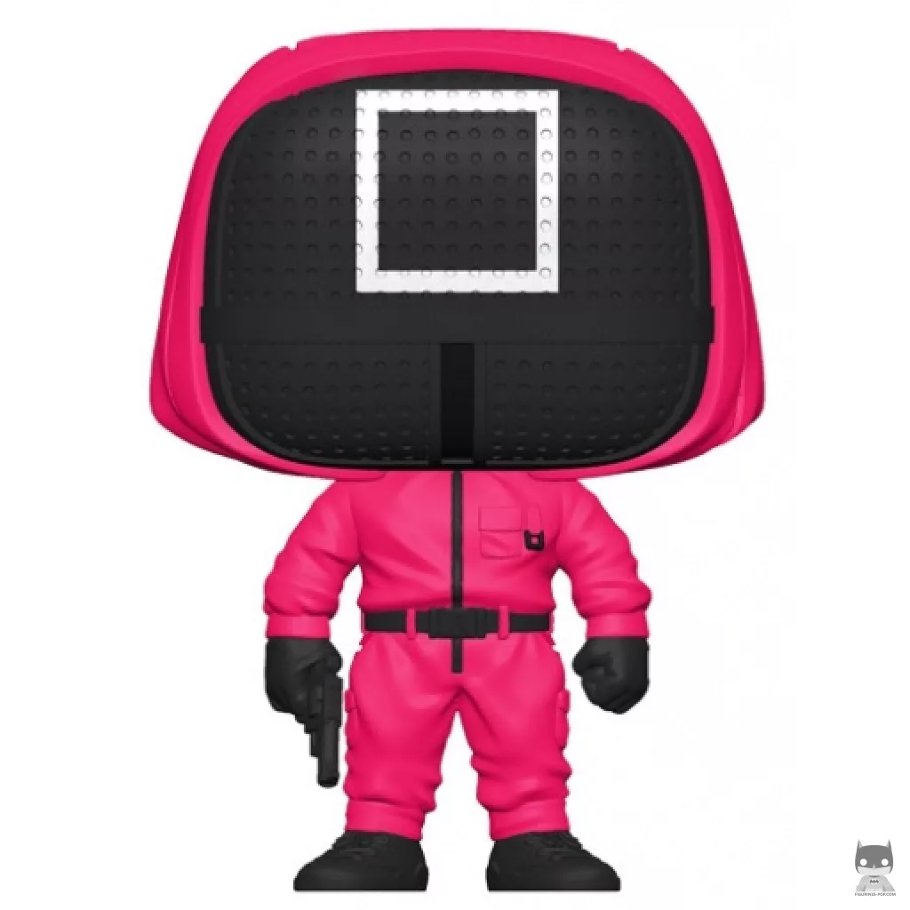 Figurine Funko POP Soldat Rouge avec Masque Carré (Squid Game)