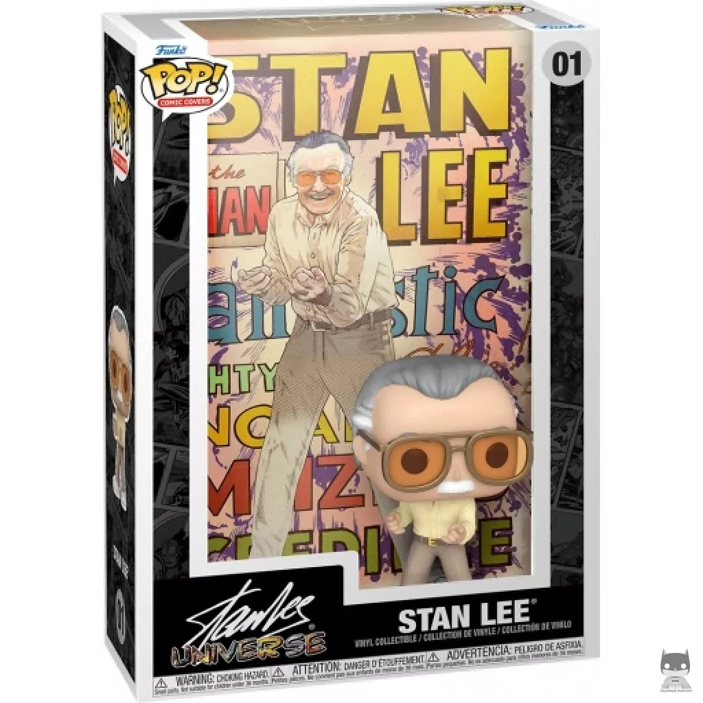 Figurine Funko POP Stan Lee (Comic Covers) avec boîte