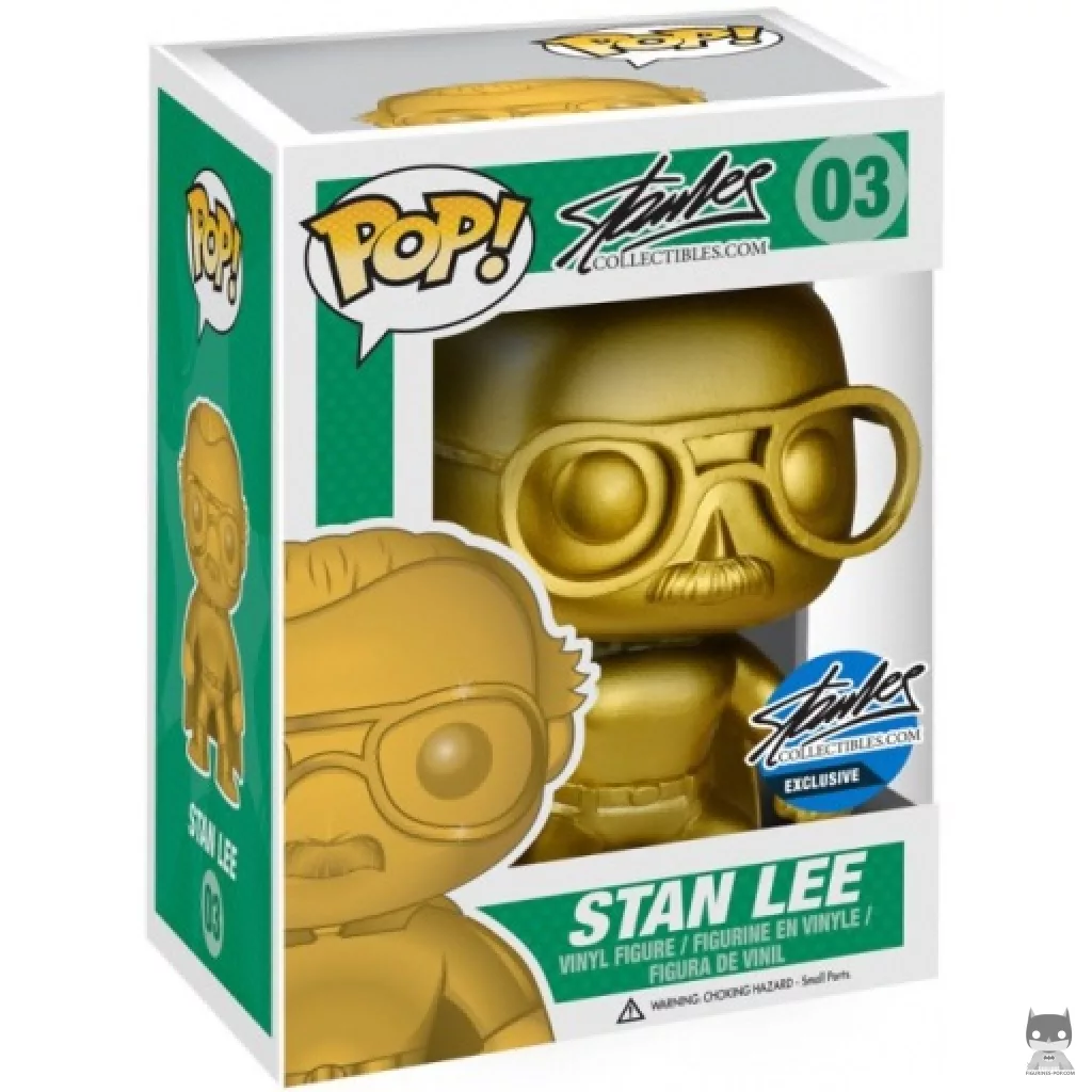 Figurine Funko POP Stan Lee (Or) avec boîte