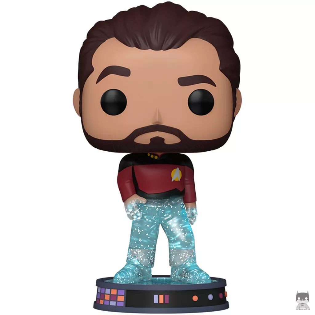 Figurine Funko POP William T. Riker (Glitter) avec boîte
