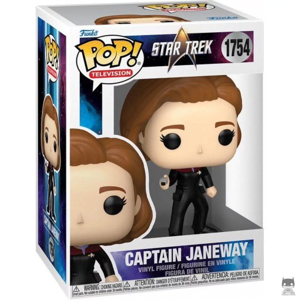 Figurine Funko POP Capitaine Janeway avec boîte