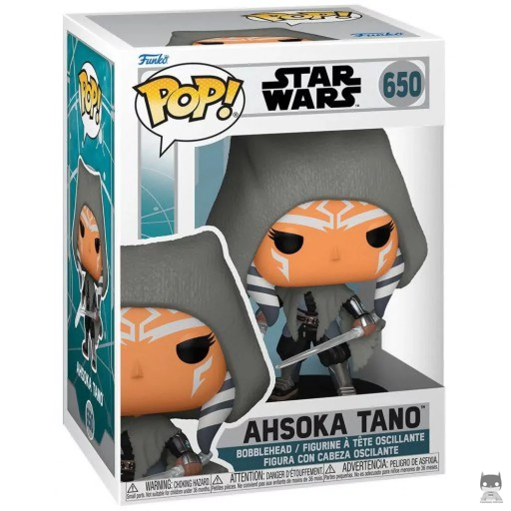 Figurine Funko POP Ahsoka Tano avec boîte