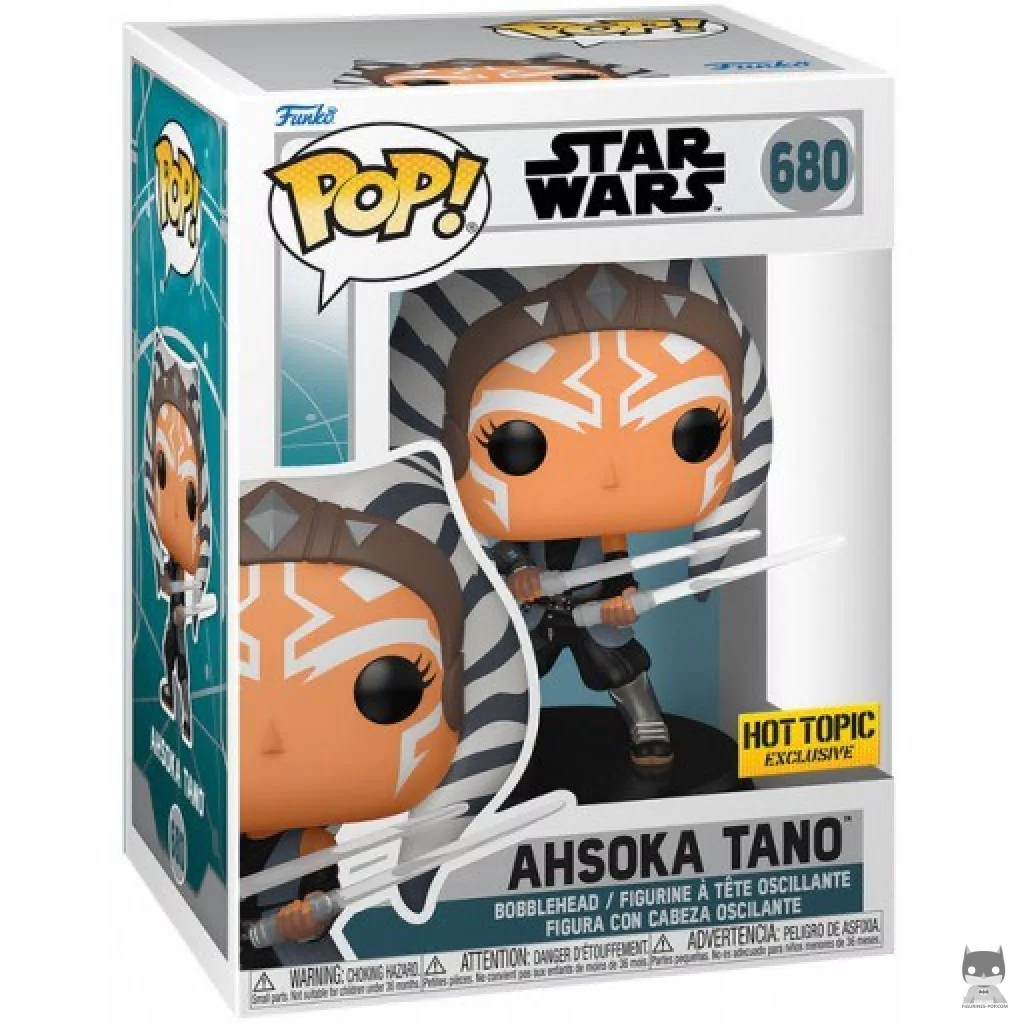 Figurine Funko POP Ahsoka Tano avec boîte