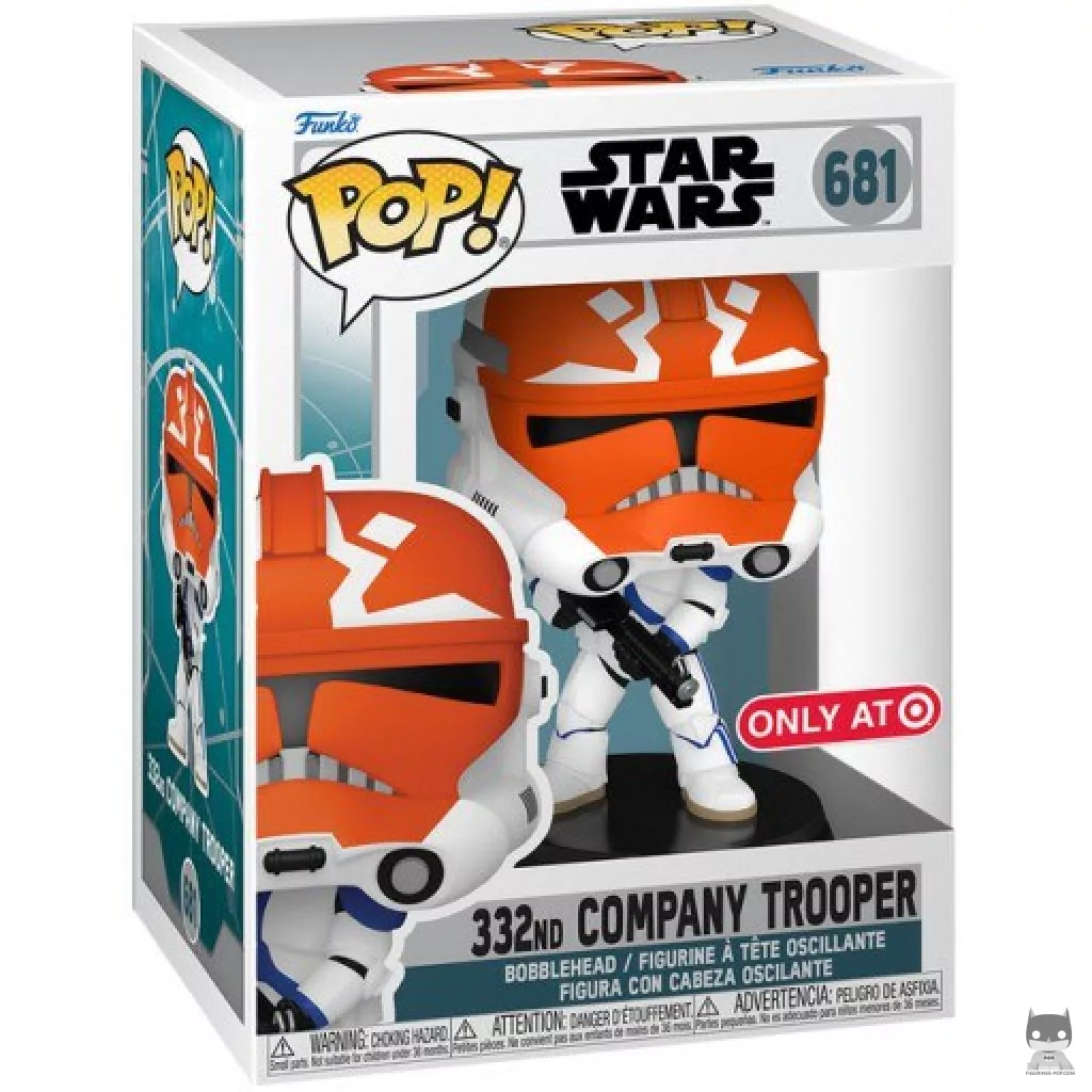 Figurine Funko POP Trooper de la 332ème Compagnie avec boîte