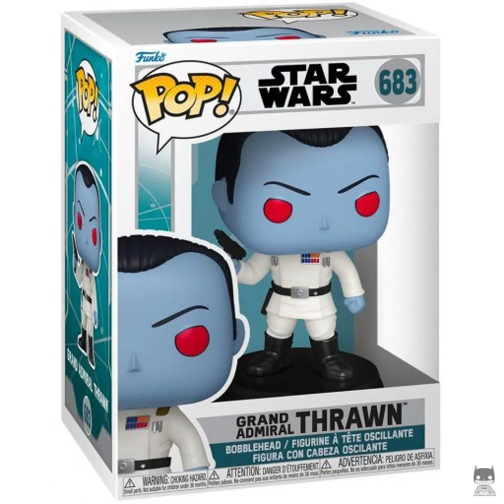 Figurine Funko POP Grand Amiral Thrawn avec boîte