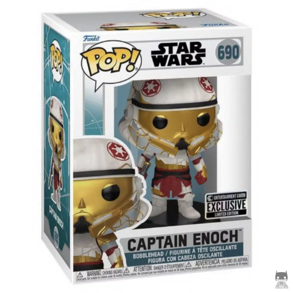 Figurine Funko POP Capitaine Enoch avec boîte