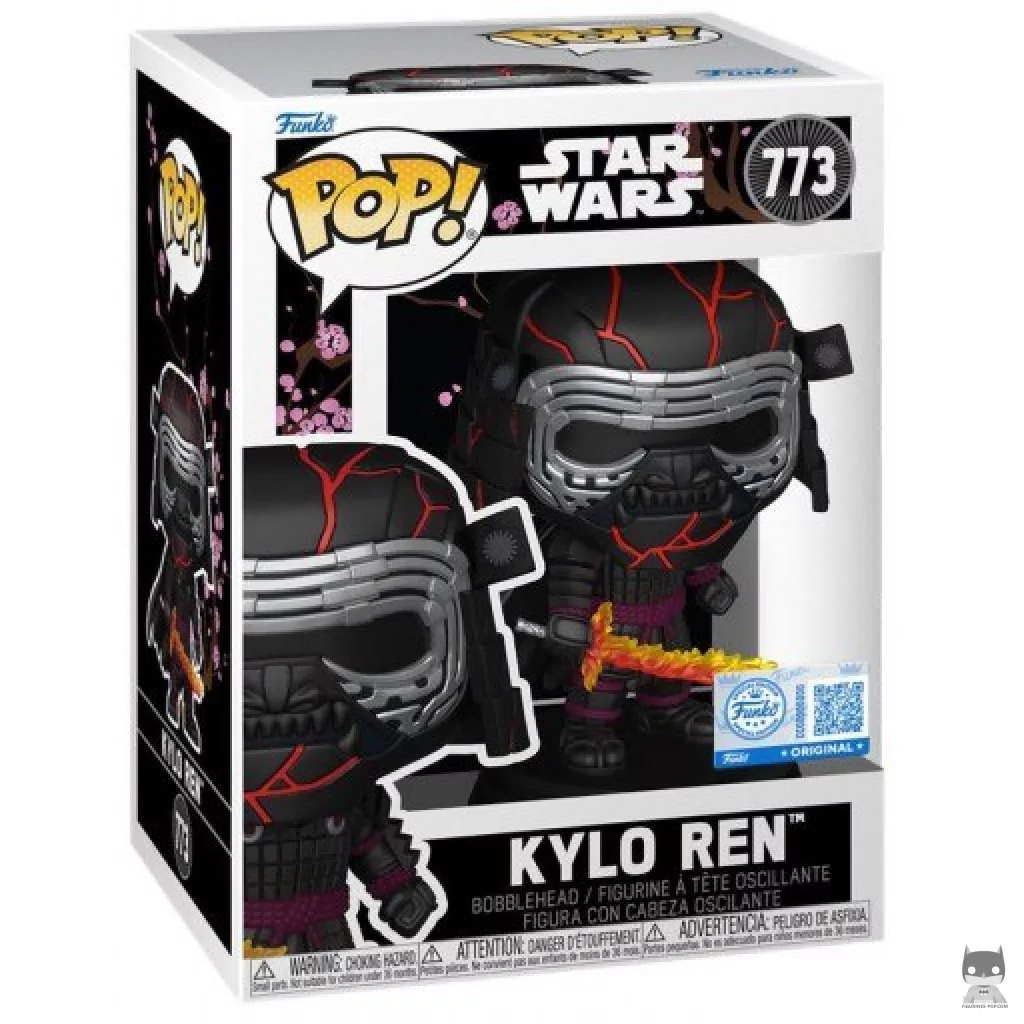 Figurine Funko POP Kylo Ren (Samouraï) avec boîte
